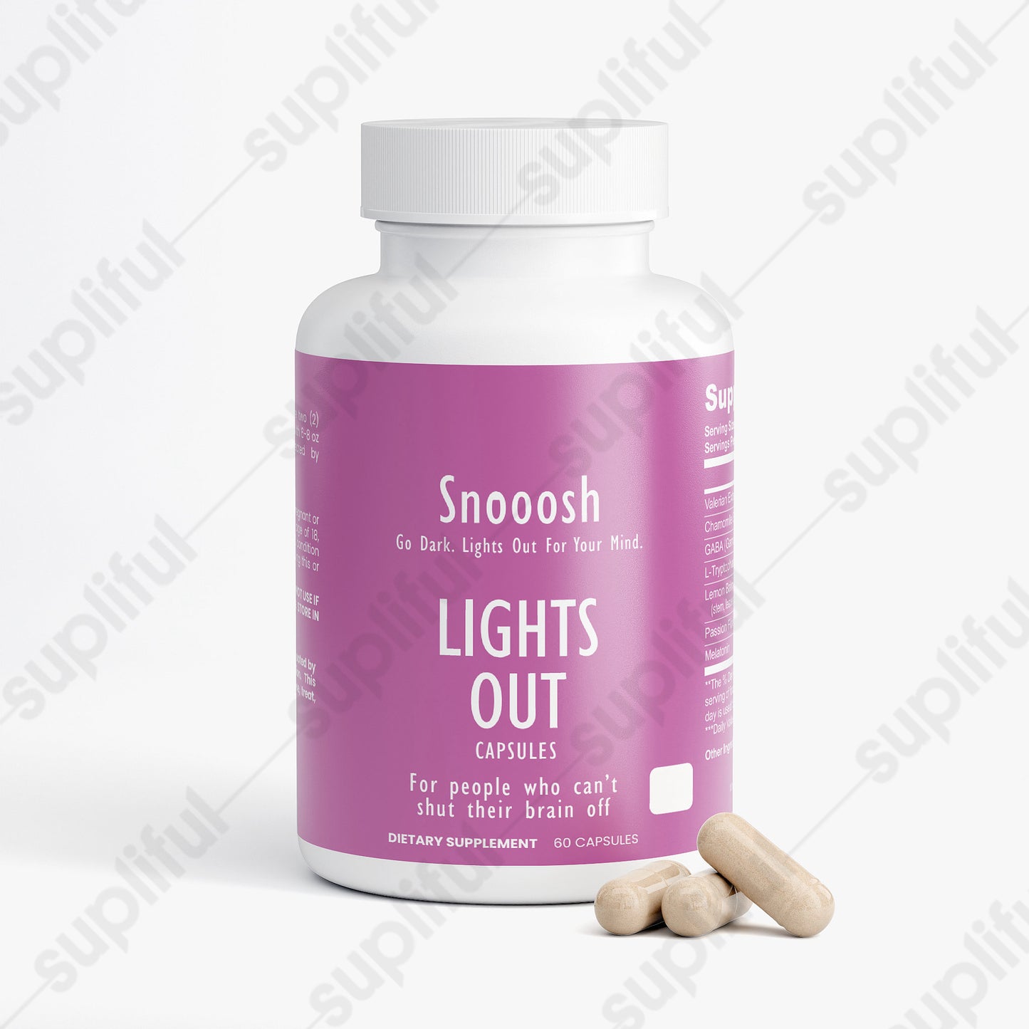 Go Dark. Lights Out Sleep Formula