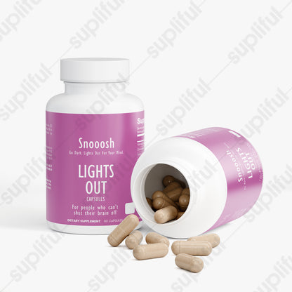 Go Dark. Lights Out Sleep Formula